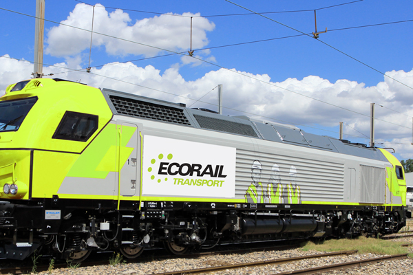 Membre du réseau Captrain Europe ecorail transport dispose de locomotives electriques participant a la reduction des gaz a effet de serre